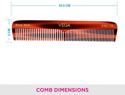 VEGA Graduated Dressing Comb - HMC-77D Pack of 3