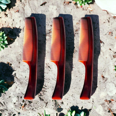 MICLAC Pocket small combs with handle (pack of 3)