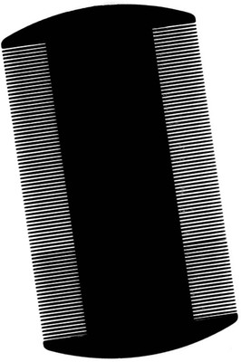 MICLAC Professional Plastic Louse and Nit Comb (Multicolor,1PCS)