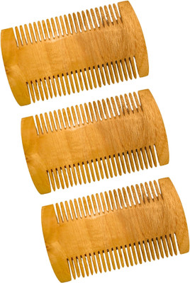 MICLAC Head lice comb Neem Wooden - Pack Of 3