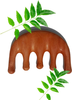 JOSHIMMRIDHA Natural Pure Neem wood Body massege hair comb