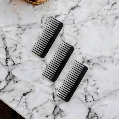 MICLAC Wide toothed comb for curly hair (pack of 3)