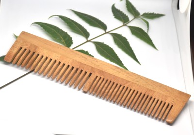 Asogya Experience the Natural Benefits of Neem Wood with Our Handcrafted Neem Wood Comb