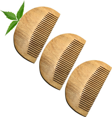 MICLAC Static Resistant Beard & Moustache Comb 3PCS