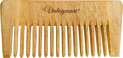 Vintageware Neem Wood Comb (Set of 7,Lx13.5cm,Wx5.5cm)