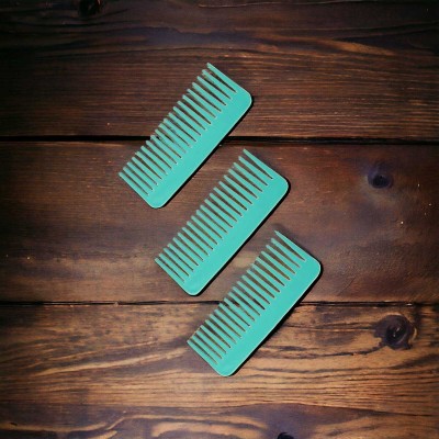 MICLAC Wide tooth comb for women (pack of 3)