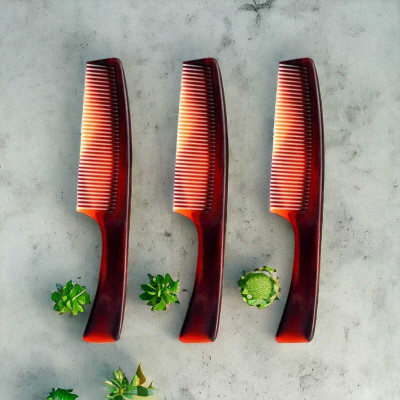 MICLAC Tiny pocket comb with handle (pack of 3)