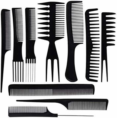 Florabliss Styling Comb Set Variety Pack Great for All Types Hair & Styles Set of 10 Pcs