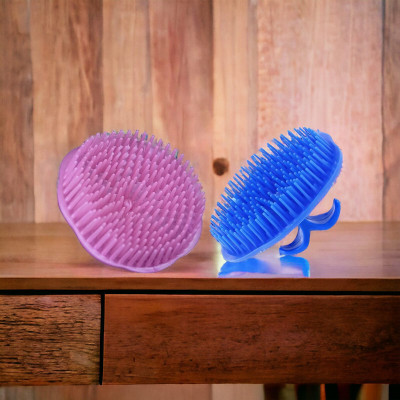 MICLAC Soft round comb for kid pack of 2
