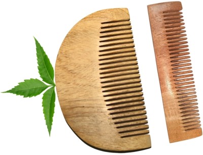 MICLAC Kachi neem Beard & Pocket comb Set for women hair growth