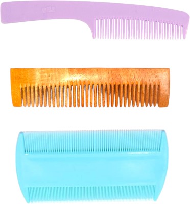 MICLAC Soft Bristle Baby Comb Set: For Newborns