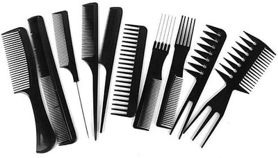 lanellie Hair comb set Professional ( Set of 10 Pcs )