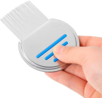 Sarbeau New Lice Treatment nit Comb with Stainless Steel Metal for lice and nits removal