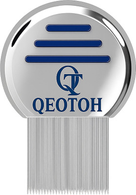 qeotoh Stainless Steel Lice Treatment Comb for Head Lice Remover LiceEgg RemovalComb