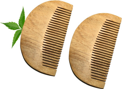 MICLAC Detangling, Shaping & Styling Tool Comb for Beard 2PCS