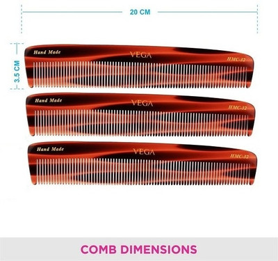 VEGA Dressing Comb - HMC-32 Pack of 3