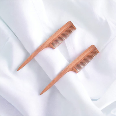 MICLAC Kachi neem tail comb combo (pack of 2)