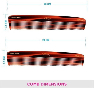 VEGA Dressing Comb - HMC-32 Pack of 2