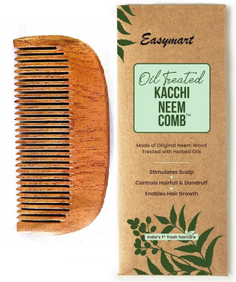 Easymart Pure Neem Wooden Pocket Size Beard Comb