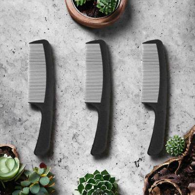 MICLAC Pocket comb with handle for men (pack of 3)