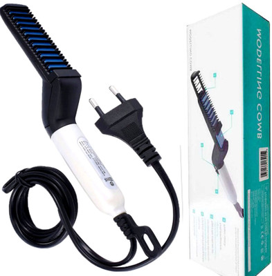 BRTION Electric Beard And Hair Straightener Styling Comb Anti-Scald Modeling Comb