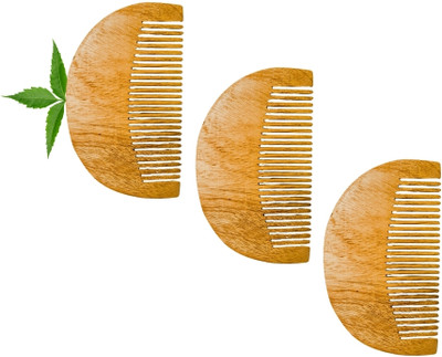 MICLAC Easy Beard Detangling Comb Comb for Blood Circulation & Beard Growth 3PCS