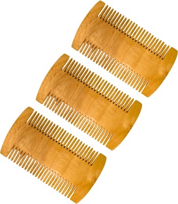 MICLAC Neem Wooden kangi for lice remover - Pack Of 3