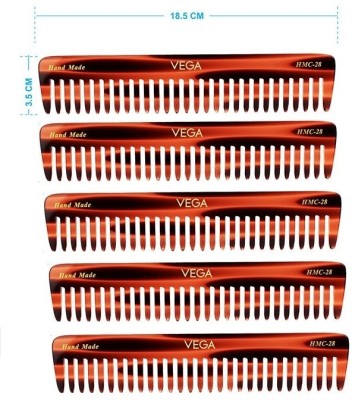 VEGA De-Tangling Comb - HMC-28 Pack of 5