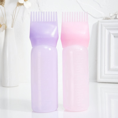 Zaoeri Hair oil dispenser bottle hair oil empty bottle for oiling &dye application tool