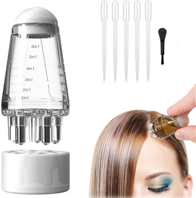 Zibuyu Scalp Applicator Comb, Hair oiling applicator Root comb applicator bottle