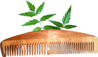 MICLAC Neem Wood Comb for Hair Growth and Healthy Scalp