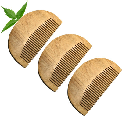 MICLAC Handcrafted Beard Comb 3PCS
