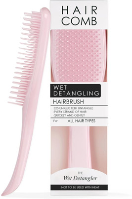Egab Ultimate Detangling Hair Brush Comb for Women & Men (Pink)