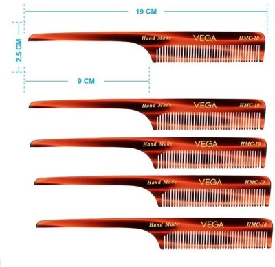 VEGA Tail Comb - HMC-10 Pack of 5