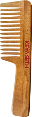 KEYA SETH AROMATHERAPY Neem Wooden Comb Wide Tooth with Handel Large Size deal from flipkart