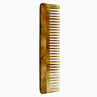 Ginni Marketing Detangler Neem Wood Comb Regular Size(7.5 Inches )