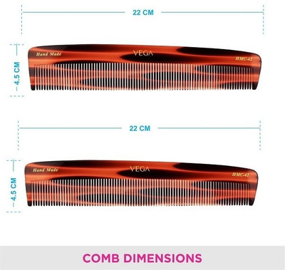 VEGA Dressing Comb - HMC-42 Pack of 2
