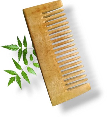 MICLAC Pocket comb for men - 1Pcs, Wooden Wide Tooth Comb