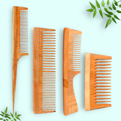 Yolin Neem Wood Combs Perfect for Dandruff Control