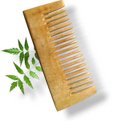 MICLAC Beard set tool - 1Pcs, Wooden Wide Tooth Comb