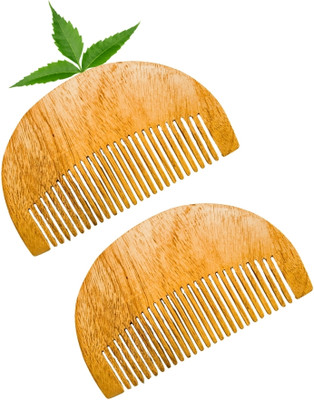 MICLAC Comb For avoid Beard Pulling Skin Friendly & Handcrafted Beard Comb 2PCS