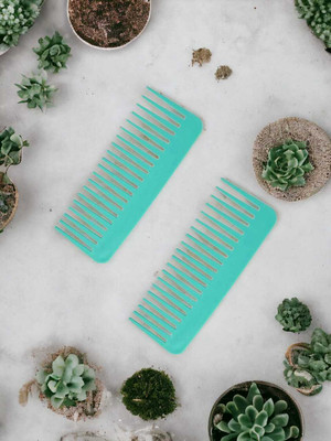 MICLAC Wide toothed comb for men (pack of 2)