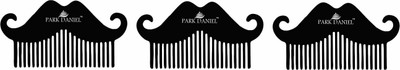 PARK DANIEL Mustache & Beard Shaper Comb for Styling & Grooming Pack of 3