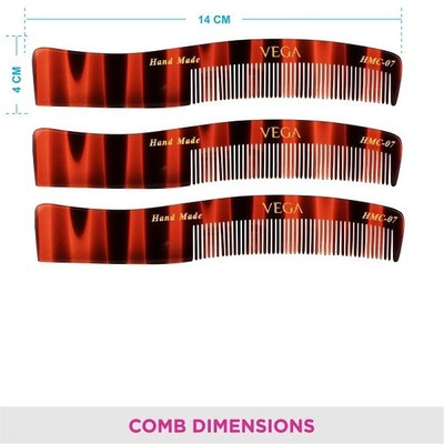 VEGA Dressing Comb - HMC-07 Pack of 3