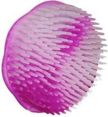 PasCom Silicone Round Hand Grip Hair Comb, Hair Massager, Shower Brush Anti-Dandruff