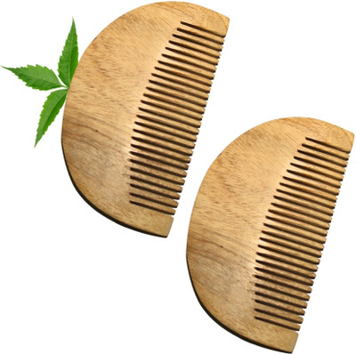 MICLAC Beard Shaper Tool With Comb For Men 2PCS