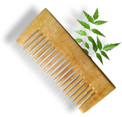 MICLAC Styling comb - 1Pcs, Wooden Wide Tooth Comb