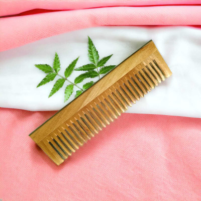 MICLAC Kacchi neem wide tooth comb 1PCS