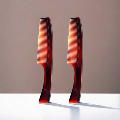 MICLAC Small pocket combs with handle for women (pack of 2)
