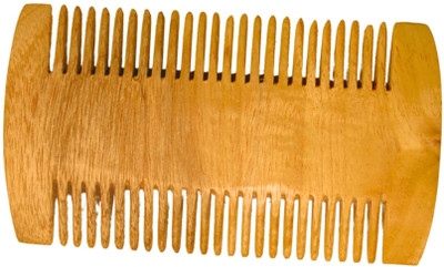 MICLAC Eco-Friendly Wooden Comb for Nits & Dandruff Removal, Pack of 1